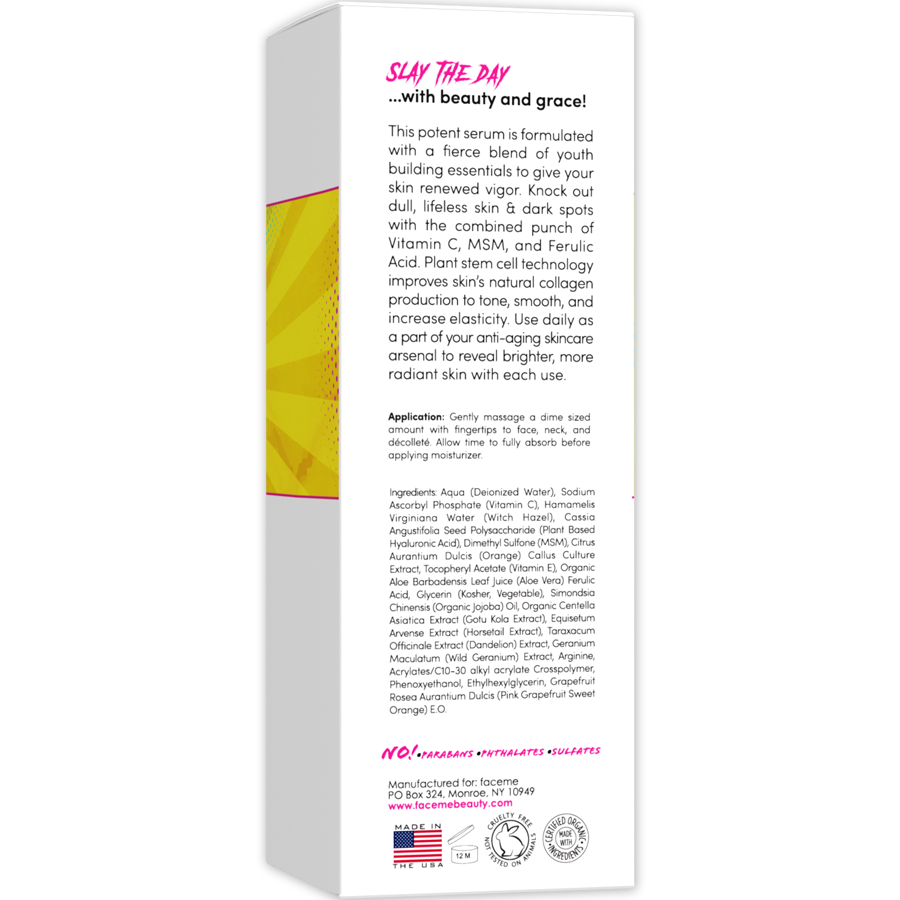 Vitamin C Serum with Plant-Based Hyaluronic Acid