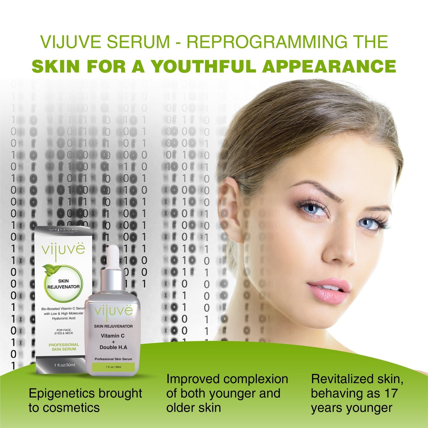 Vitamin C Serum with Double Hyaluronic Acid & Collagen