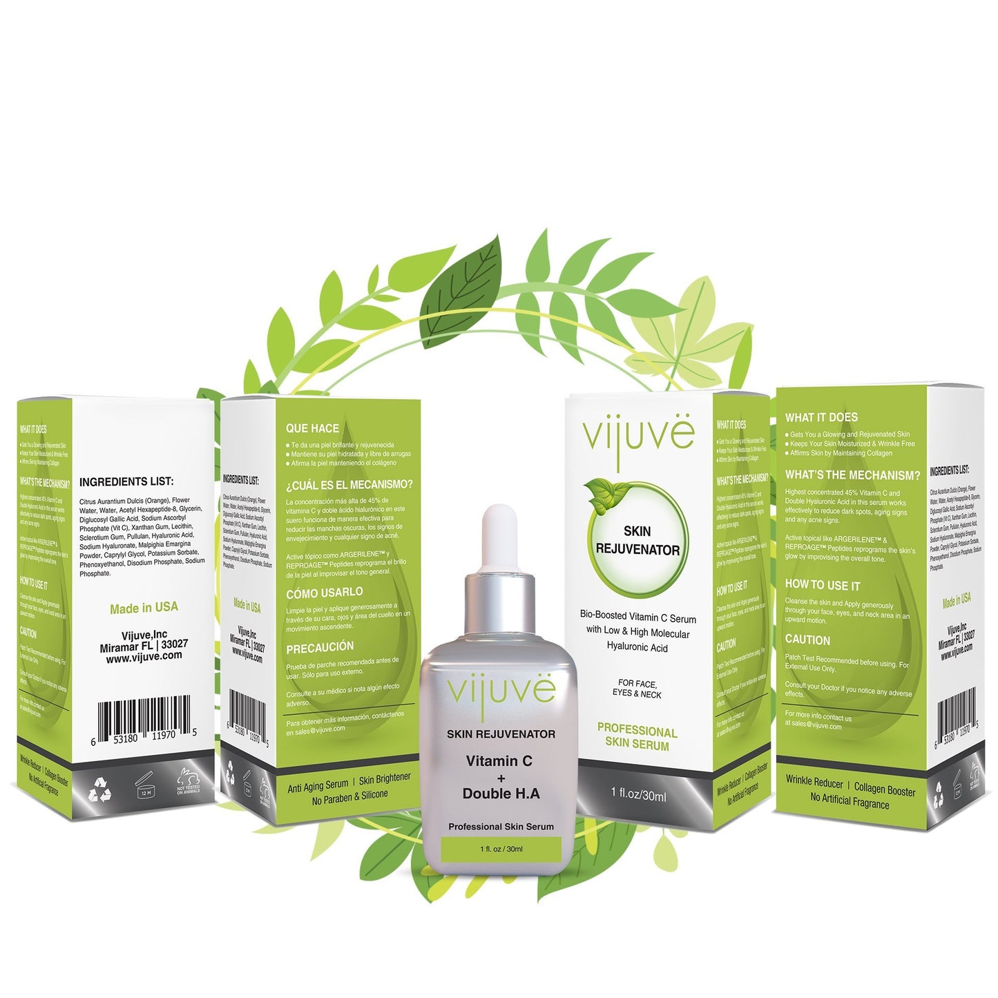 Vitamin C Serum with Double Hyaluronic Acid & Collagen