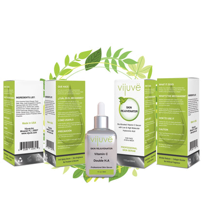Vitamin C Serum with Double Hyaluronic Acid & Collagen