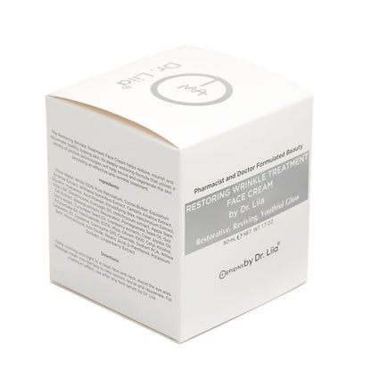 Restoring Wrinkle Treatment Face Cream – Vegan, Hypoallergenic, Gluten-Free Anti-Aging Formula