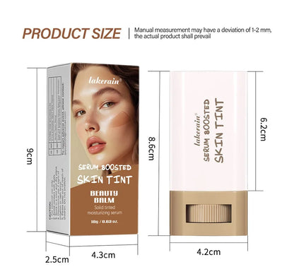 Foundation Stick Balm Skin Bronze Tint Eraser Foundation Stick Smooth Plumper Long-lasting Flawless Makeup Face Beauty Cosmetics