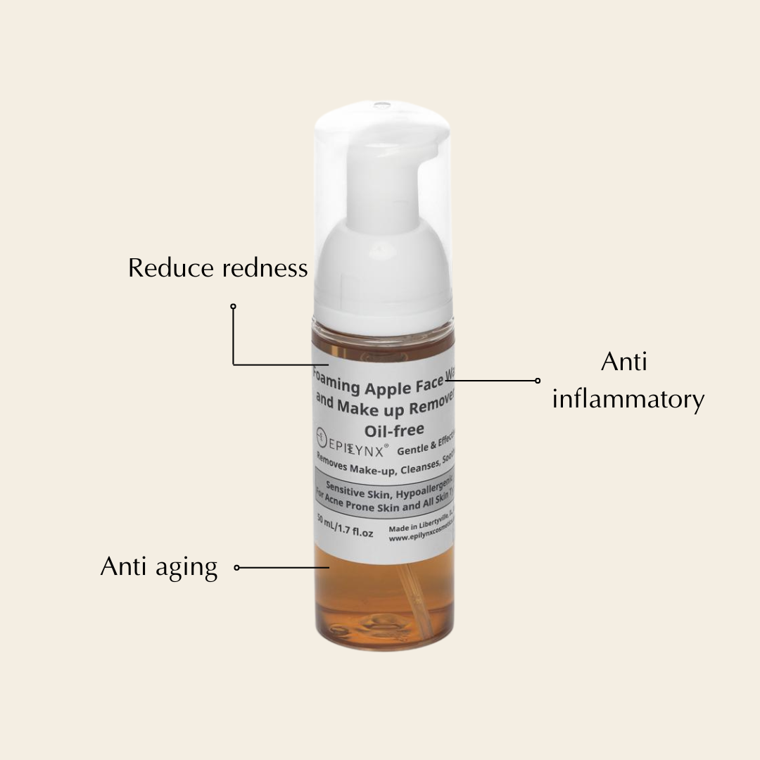 Foaming Apple & Aloe Vera Cleanser for Acne-Prone Skin