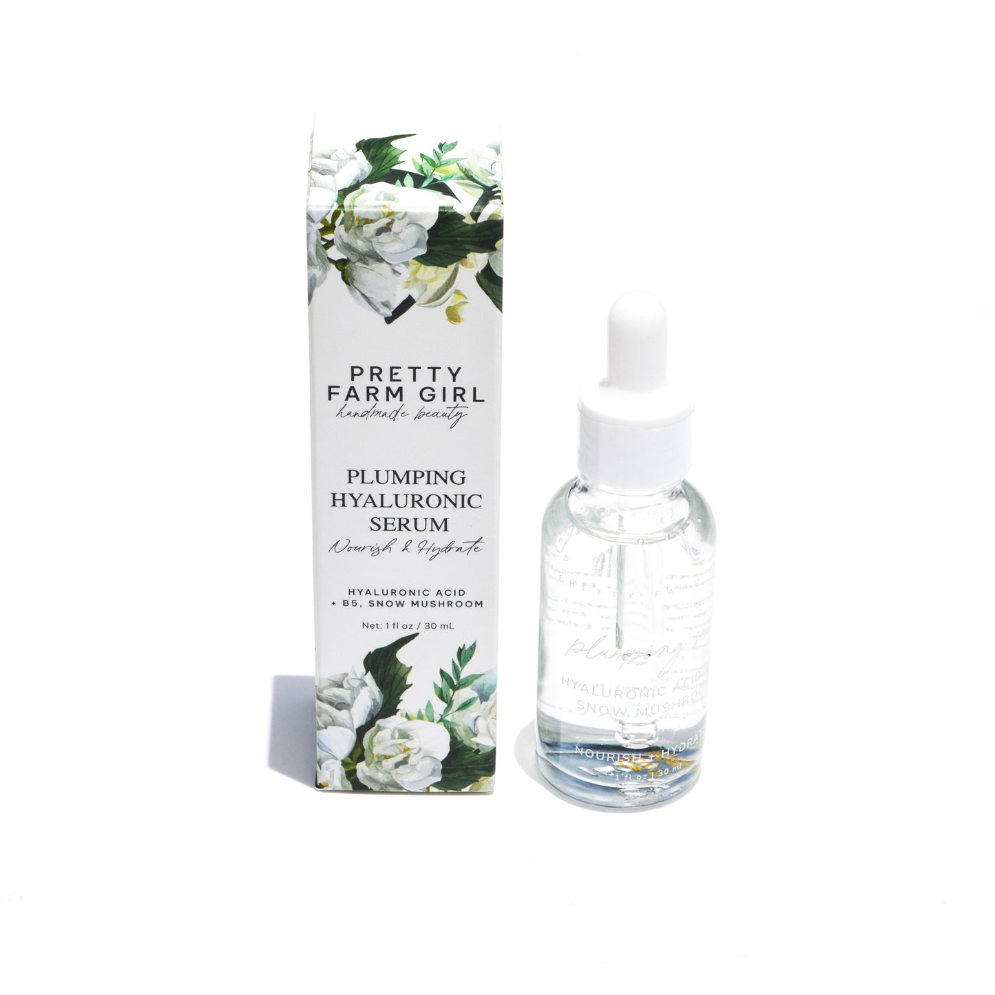 Hyaluronic Plumping Serum - Vitamin B5 & Snow Mushroom | Hydrating Face Serum