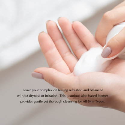 Foaming Apple & Aloe Vera Cleanser for Acne-Prone Skin