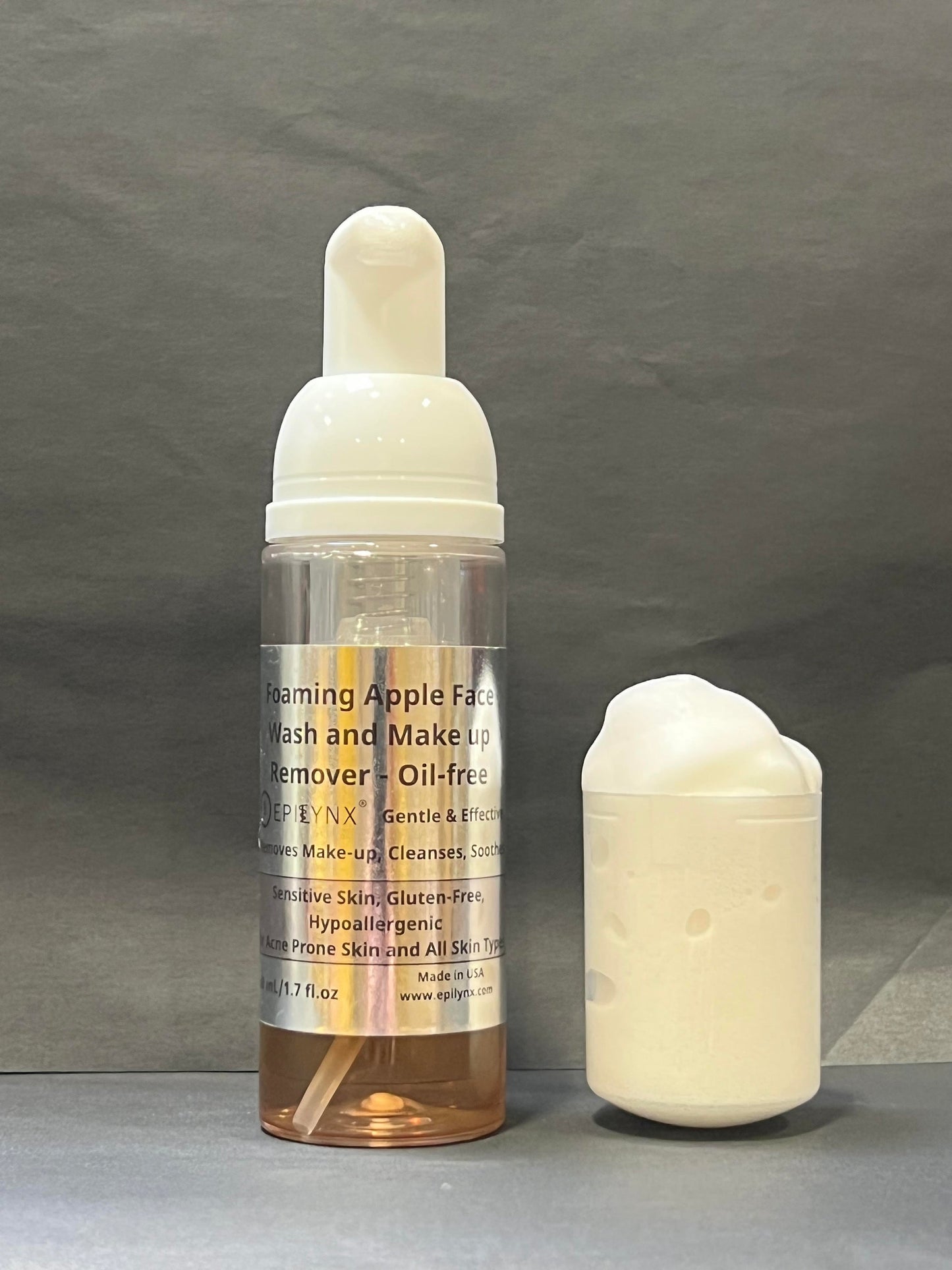 Foaming Apple & Aloe Vera Cleanser for Acne-Prone Skin